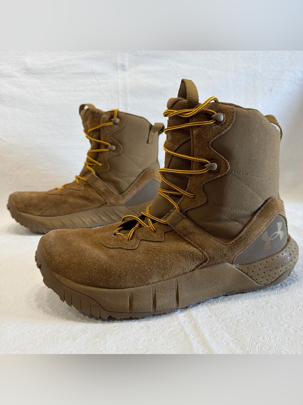 Under Armour Men Size 12 Coyote Military Boots UA Valsetz 3024009-200 Tactical